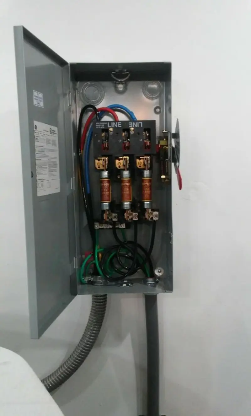 Three-phase disconnect switch installed for Electrical Wiring & Rewiring in Brooklyn